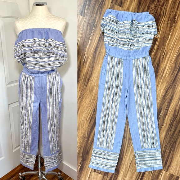Lemlem Linen Jumpsuit - Picture 1 of 4